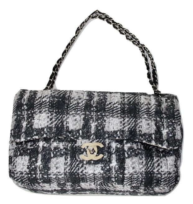 Chanel nylon flap on sale bag