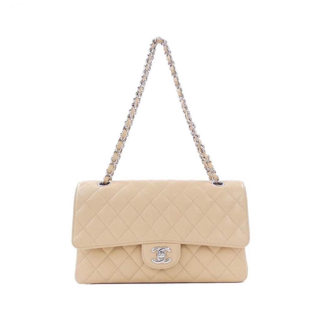 Chanel beige caviar discount bag